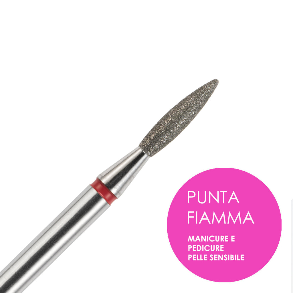 Punta Dry Manicure Fiamma Rossa